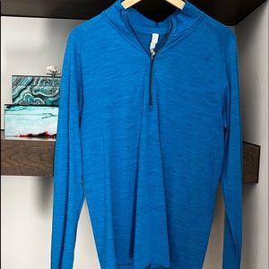 Mens Lulu Lemom metal vent half zip